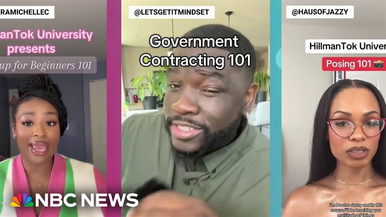 Black educators create digital 'Hillmantok University' on TikTok
