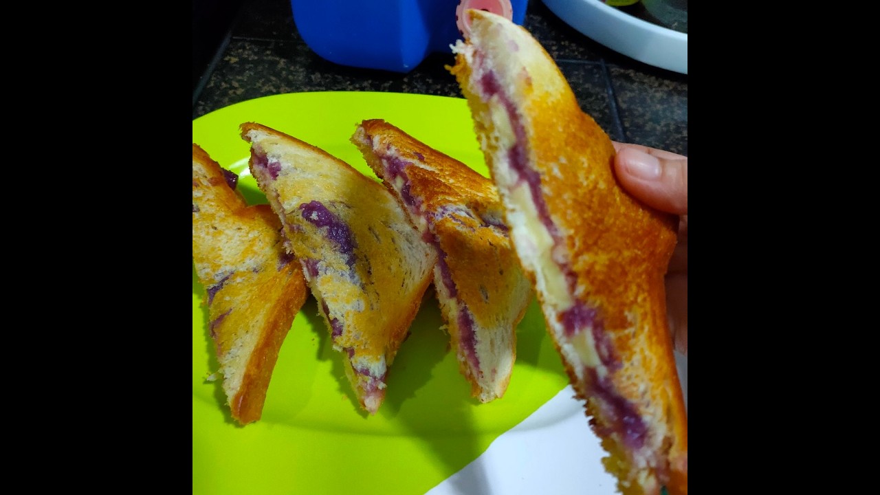 Ube Grilled Cheese Sandwich recipe