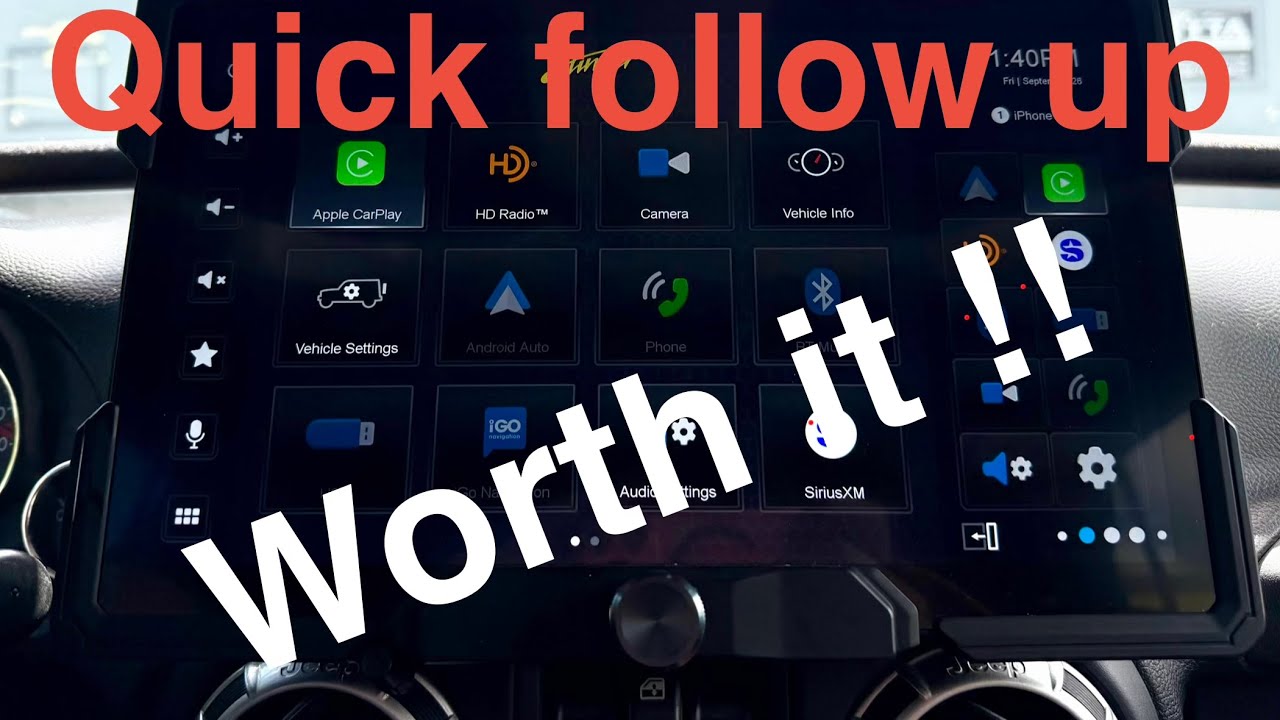 Stinger Audio HORIZON12 Jeep Wrangler JK quick follow.