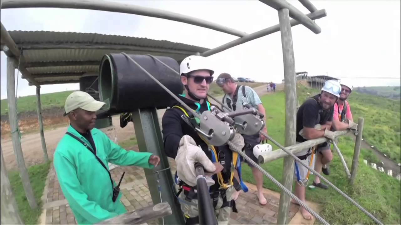Stuntman opens extreme zip-line in Oribi Gorge