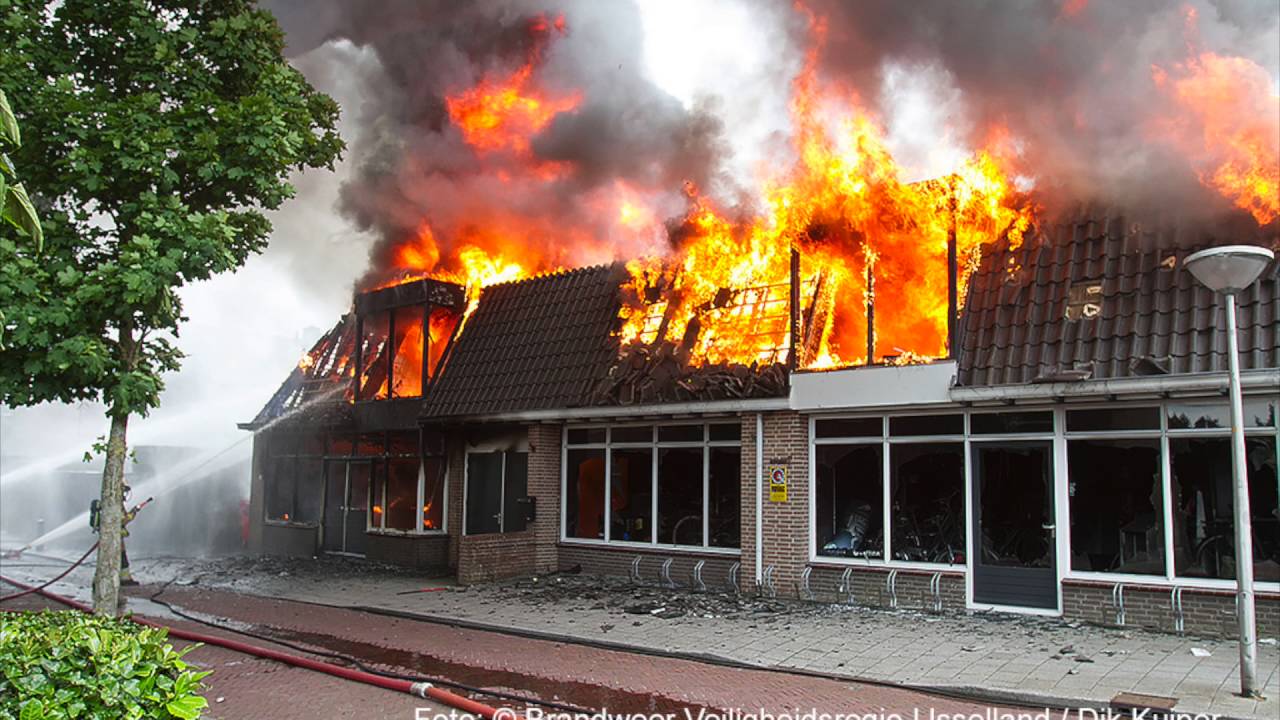 Brandverloop Rijwielhandel Mulder IJsselmuiden