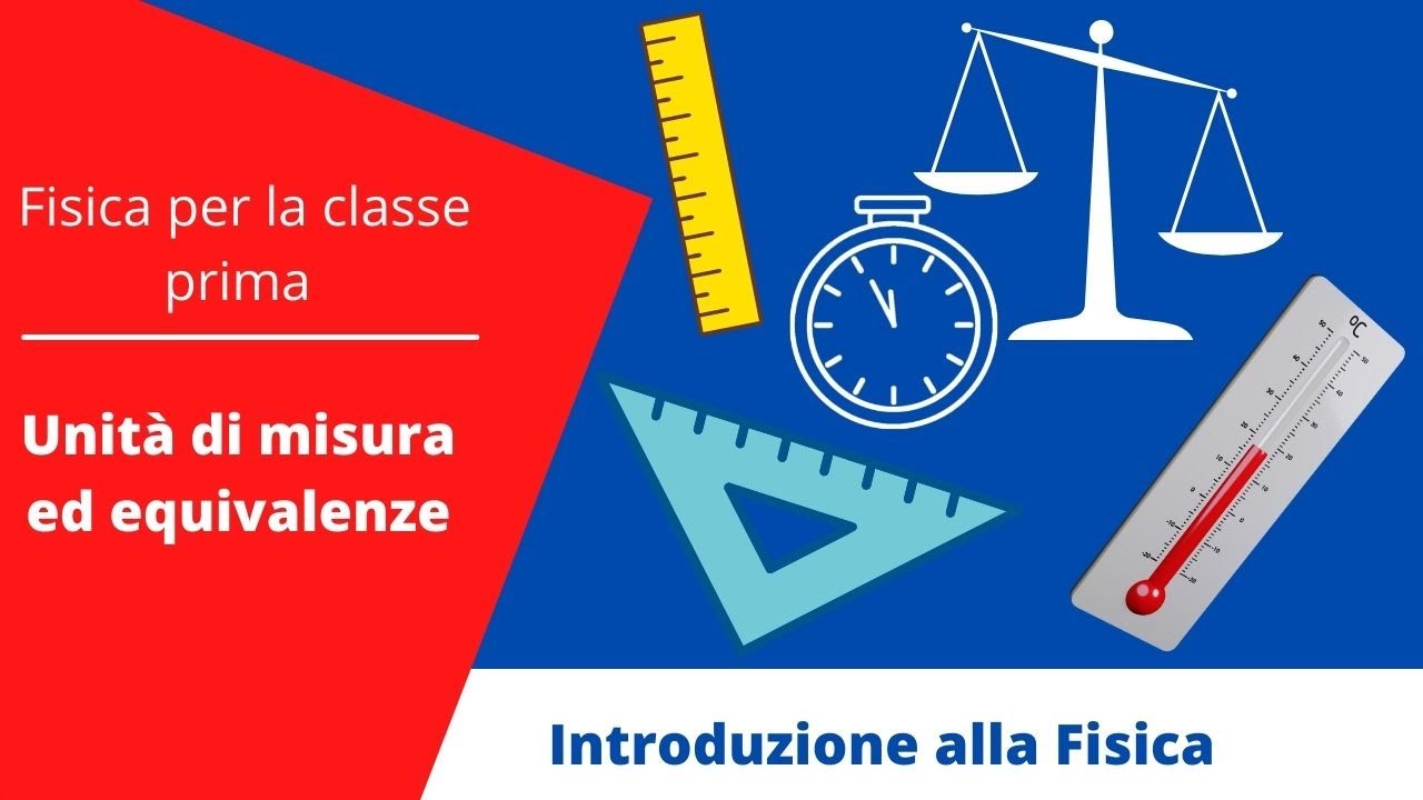 1 - Introduzione alla Fisica 1: Grandezze fondamentali e derivate, equivalenze