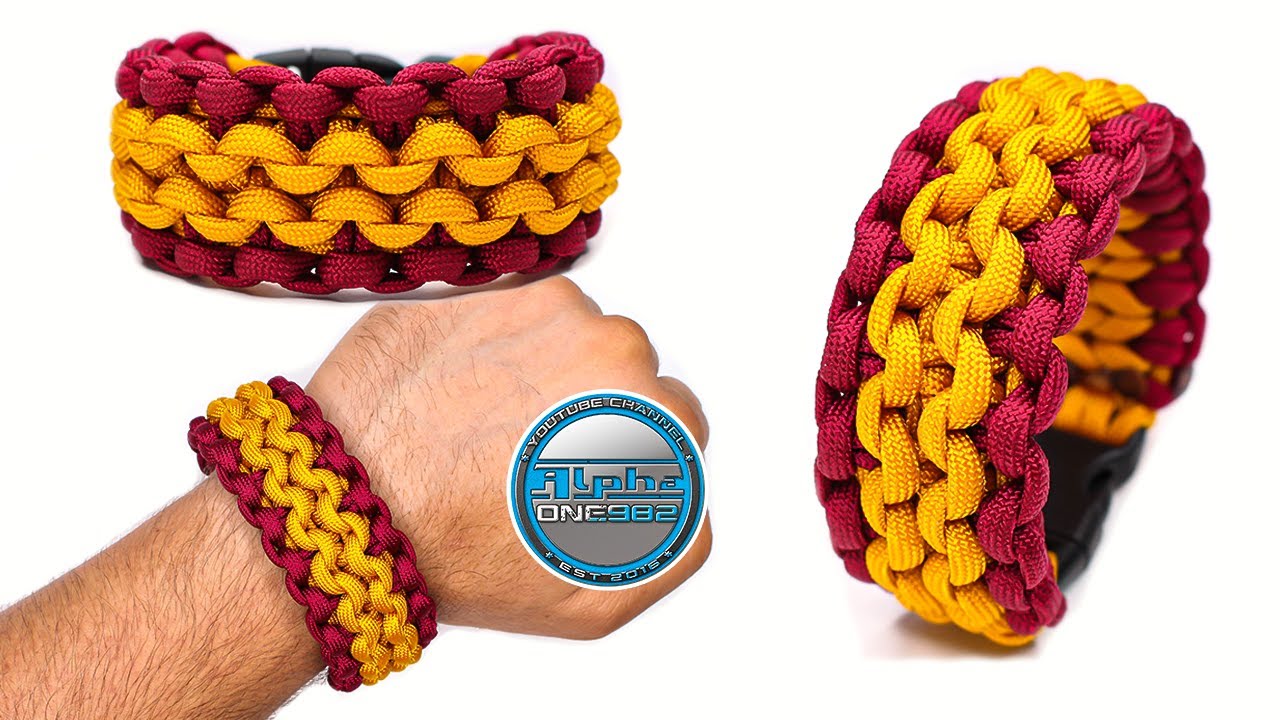 How to Make a Paracord Bracelet Hardcore Conquistador Knot Tutorial