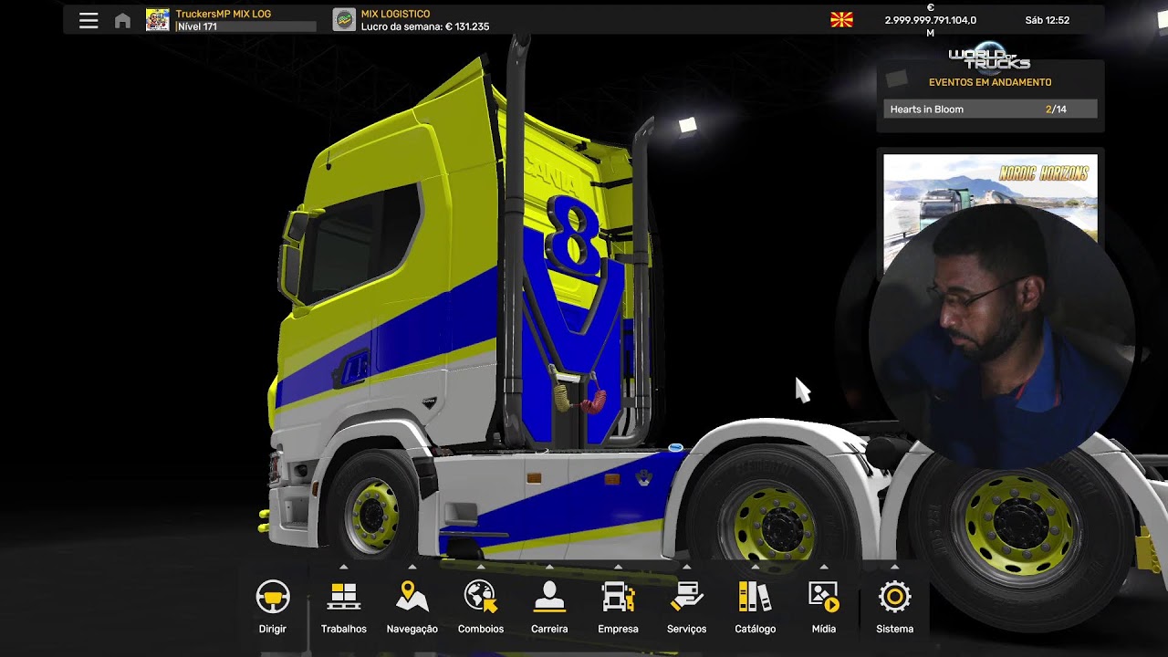 🟨🔵🟨AO VIVO🟨🔵🟨 TruckersMP ETS2 CSB LOG XFX 580 8G  ((CSB_SURDOS))#148gaming
