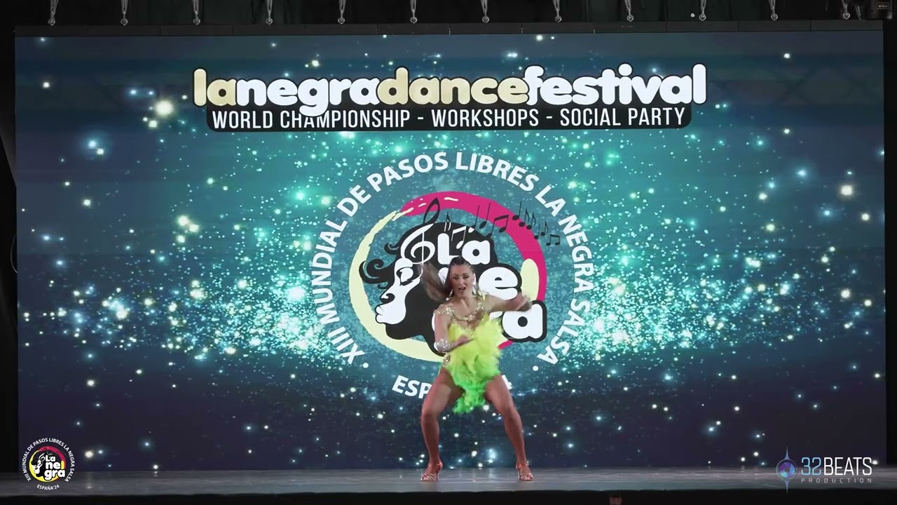 YAIZA MELERO SEMIFINAL SOLISTAS CHICAS SALSA Mundial de Pasos Libres La Negra Salsa 2024