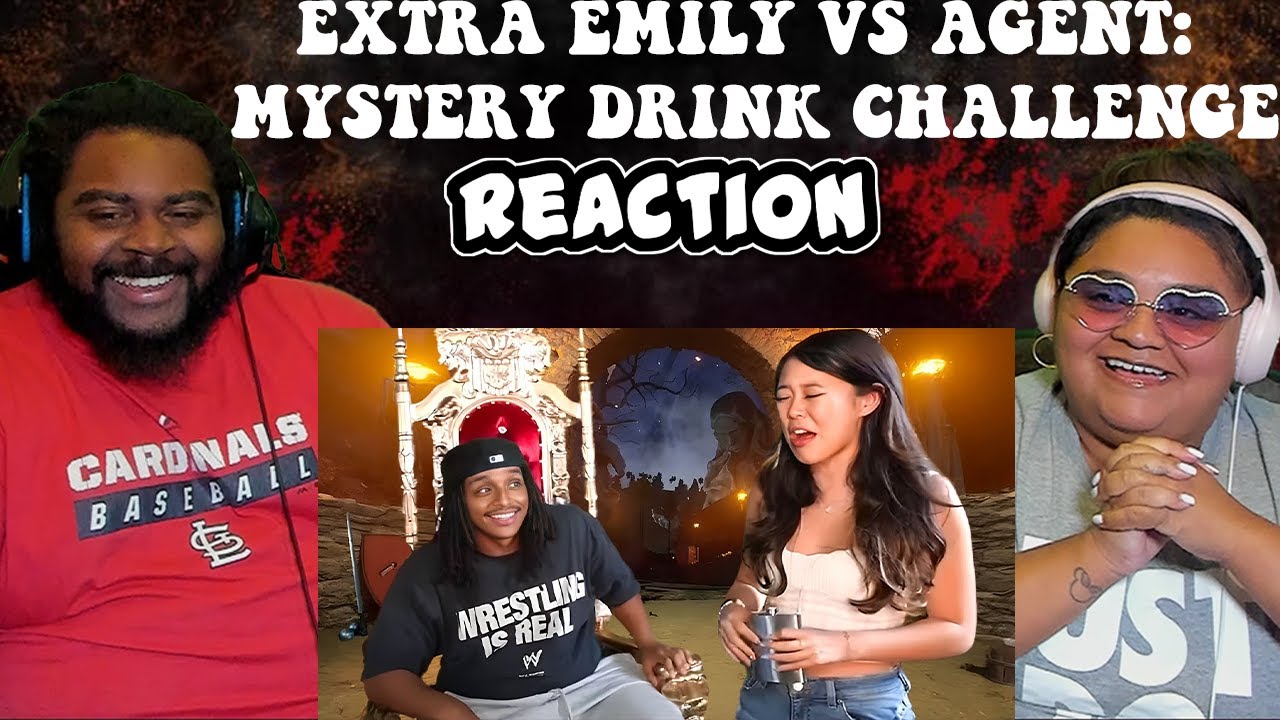 Extra Emily vs Agent: Mystery Drink Challenge | REACTION