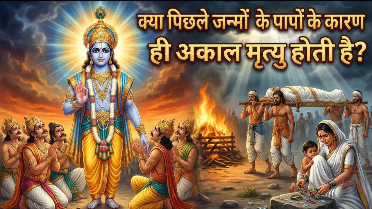 क्या अकाल मृत्यु पिछले जन्मों के पापों के कारण होती है? कम उम्र में मौत की वजह जानिए श्रीकृष्ण से
