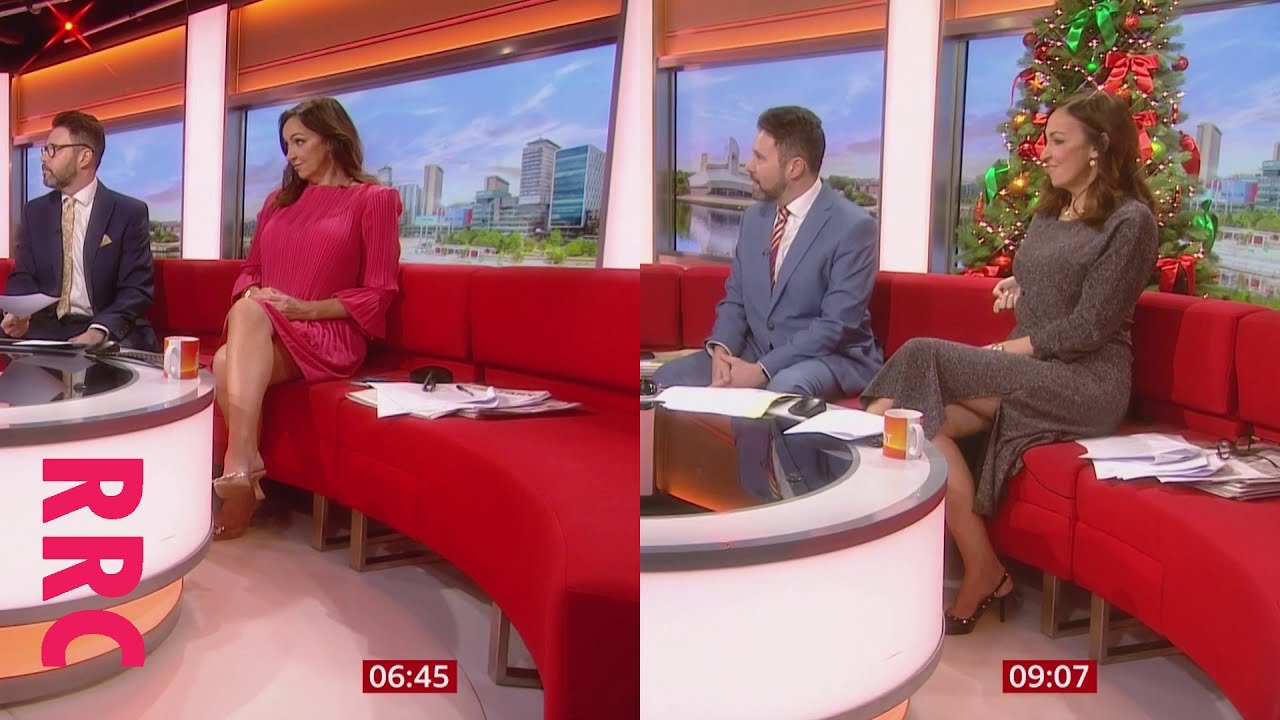 Sally Nugent @short dress and slingbacks