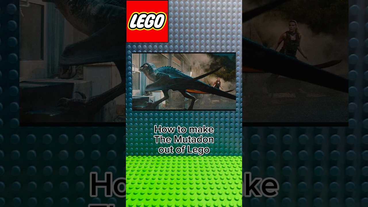 How to make the Mutadon out of Lego #lego #jurassicworld #legodinosaurs