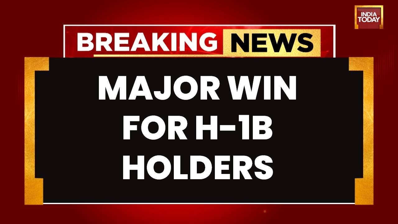Big Relief For Indian Techies: US Says $100K H-1B Fee Won't Hit Most | US Visa News