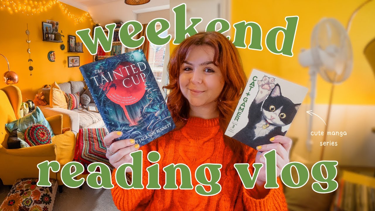 One weekend to finish three books 📚 reading vlog