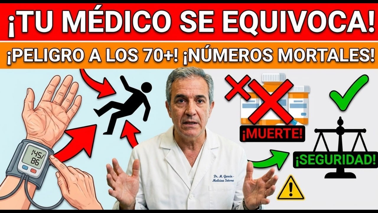 Tu médico comete ESTE error mortal con tu presión arterial (Si tienes +70 años)