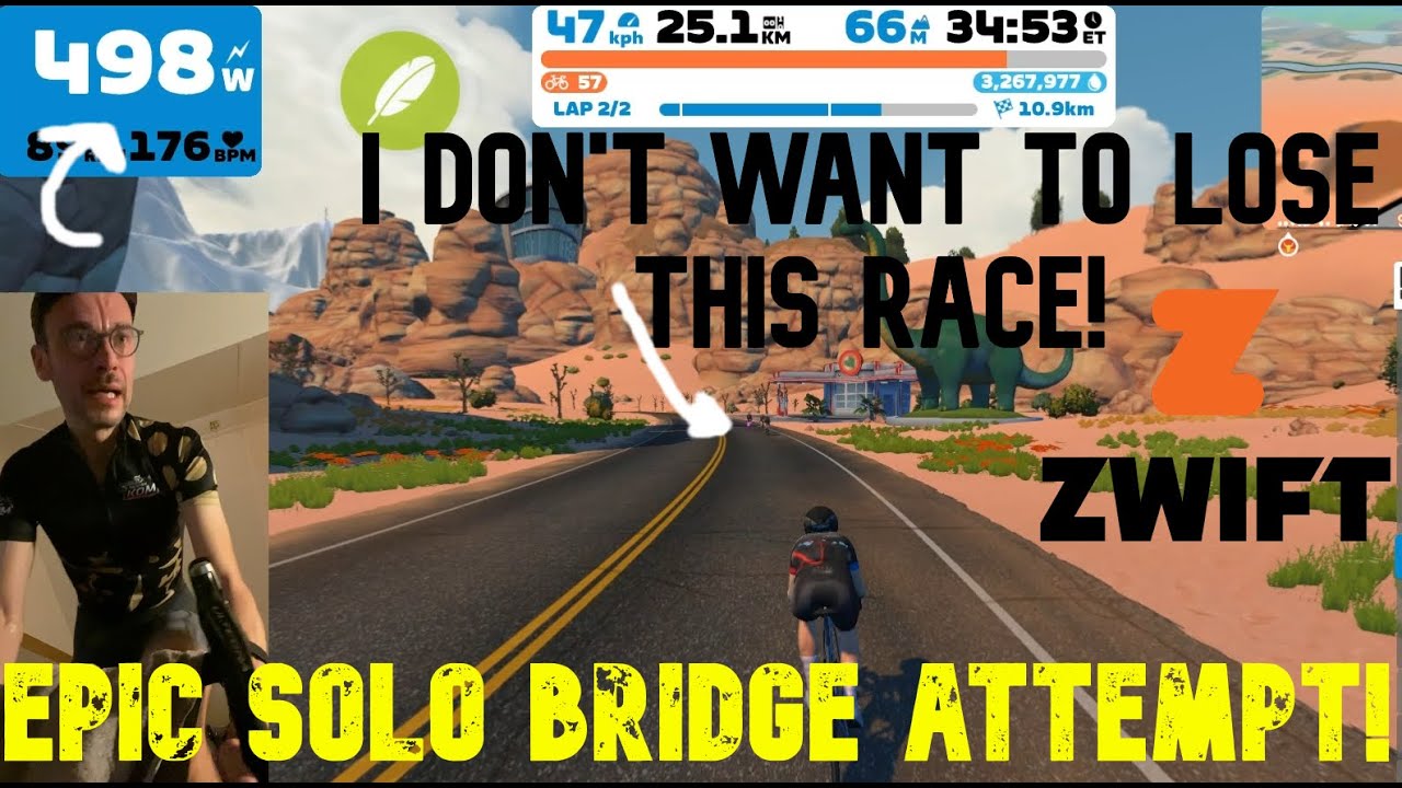 ZWIFT! I am not going to rage quit you  - Double Draft Race