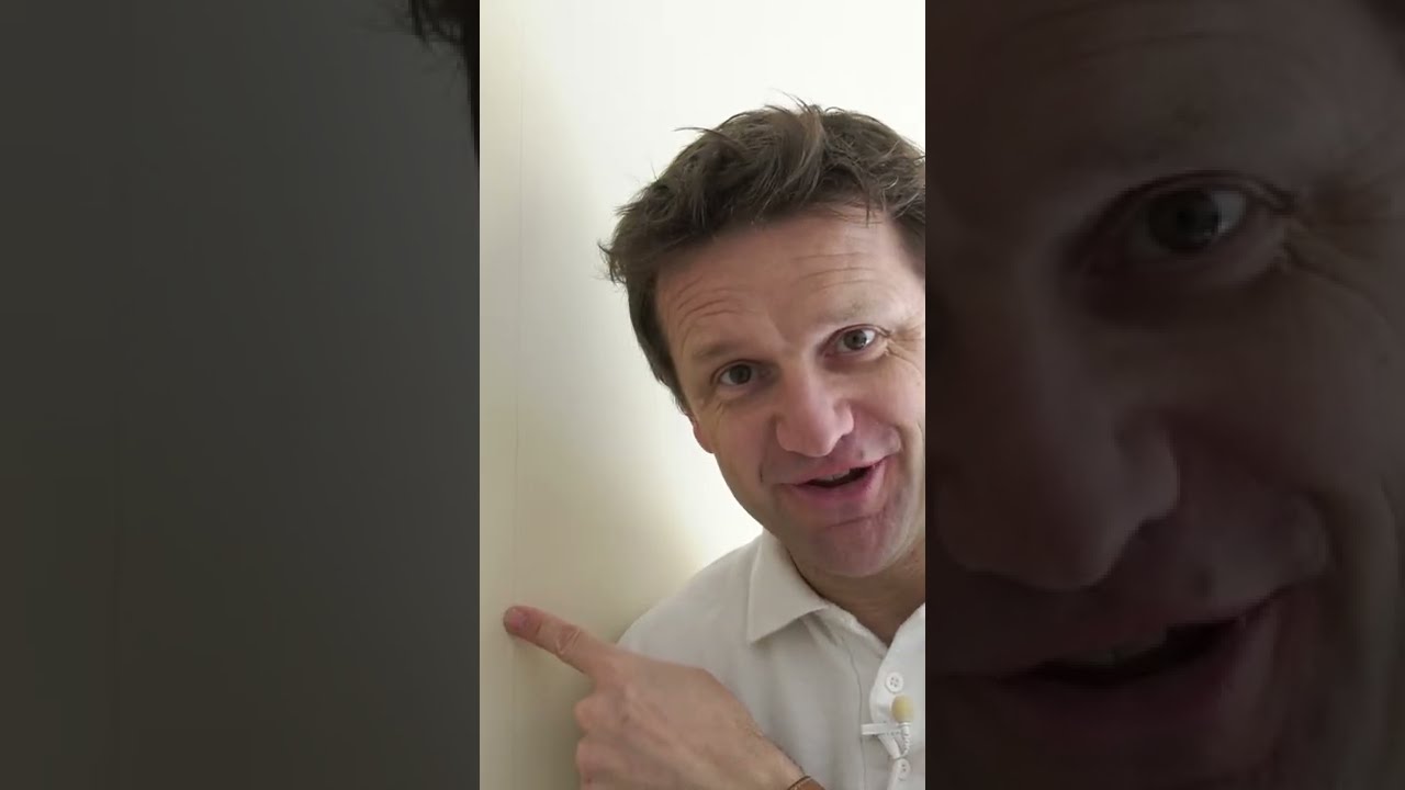 How to Fill Hairline Cracks In Plaster #shorts