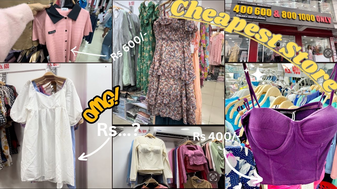 ✨Cheapest Clothing Store in Pokhara✨🛍️Summer Collection ✨ #cheapestmarket #pokhara #shopping