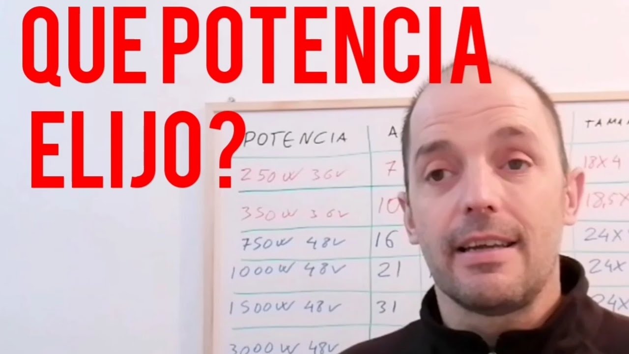 Que potencia elijo? Antes de comprar un motor mira este vídeo