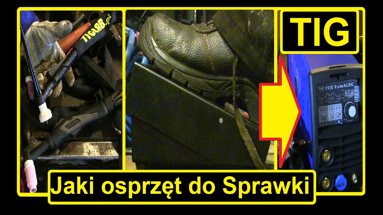TIG AC/DC LIFT HF Osprzęt do spawania Palnik , Uchwyt, Przycisk nożny, Pedał - SPARTUS Easy TIG 210E