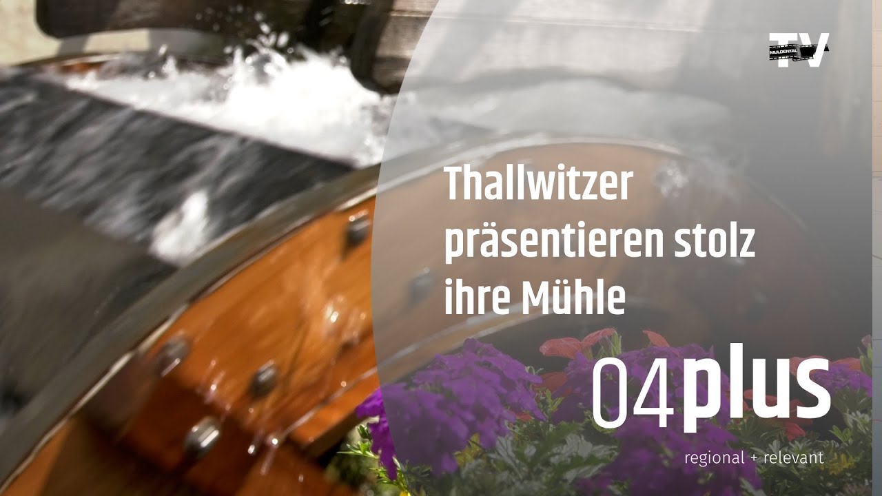 Thallwitzer präsentieren stolz ihre Mühle