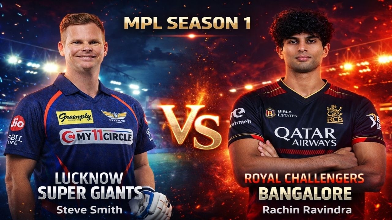 LSG VS RCB MPL SEASON 1  LIVE STREAM | MADDYGAMING | CRICKET 26