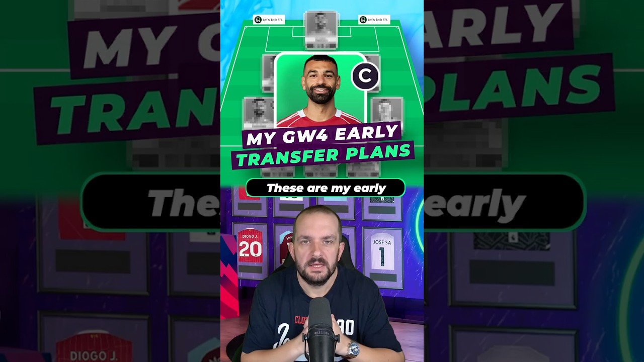 MY EARLY TRANSFER PLANS FOR GAMEWEEK 4 #fpl #fantasypremierleague #fpltips