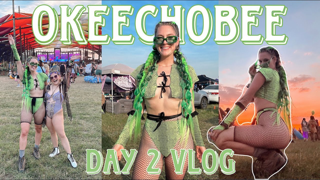 Okeechobee Music Festival 2023 | Day 2 VLOG: ✨ODESZA DAY✨ also I was late to my own meet up awk