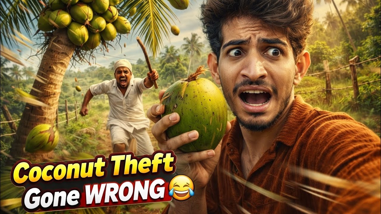 Caught Stealing Coconut From A Farm😰