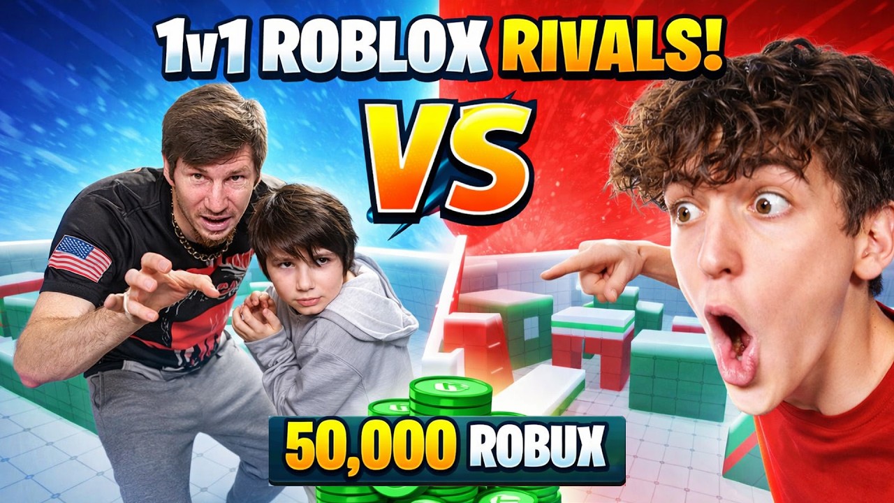 50 000 Robux, если он сможет победить Кэй в Rivals.