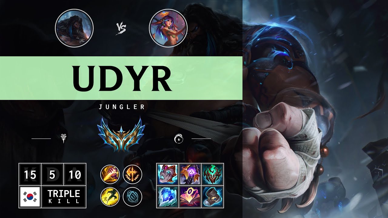 Udyr Jungle vs Lillia - KR Challenger Patch 14.14