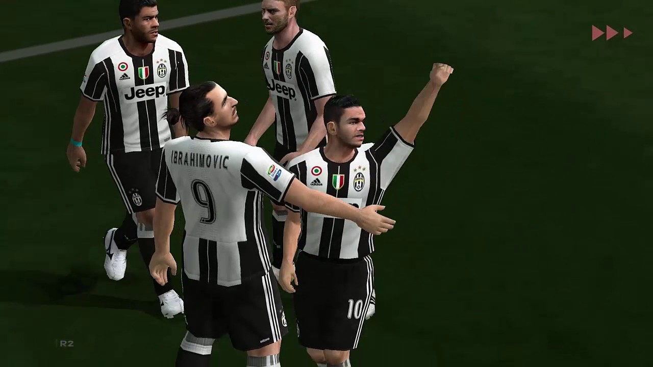 Hatem Ben Arfa beautiful strike [PES6 ProGamerz.gr Patch 2017]