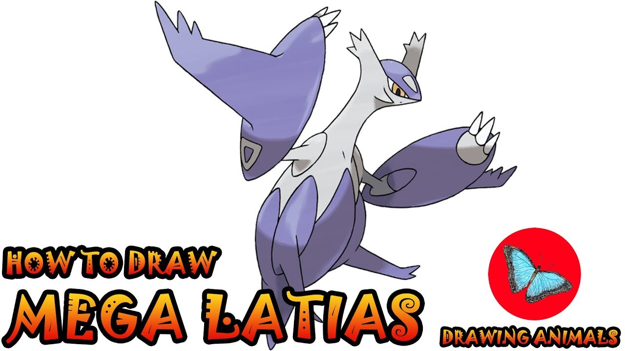 How To Draw Mega Latias Pokemon | Drawing Animals