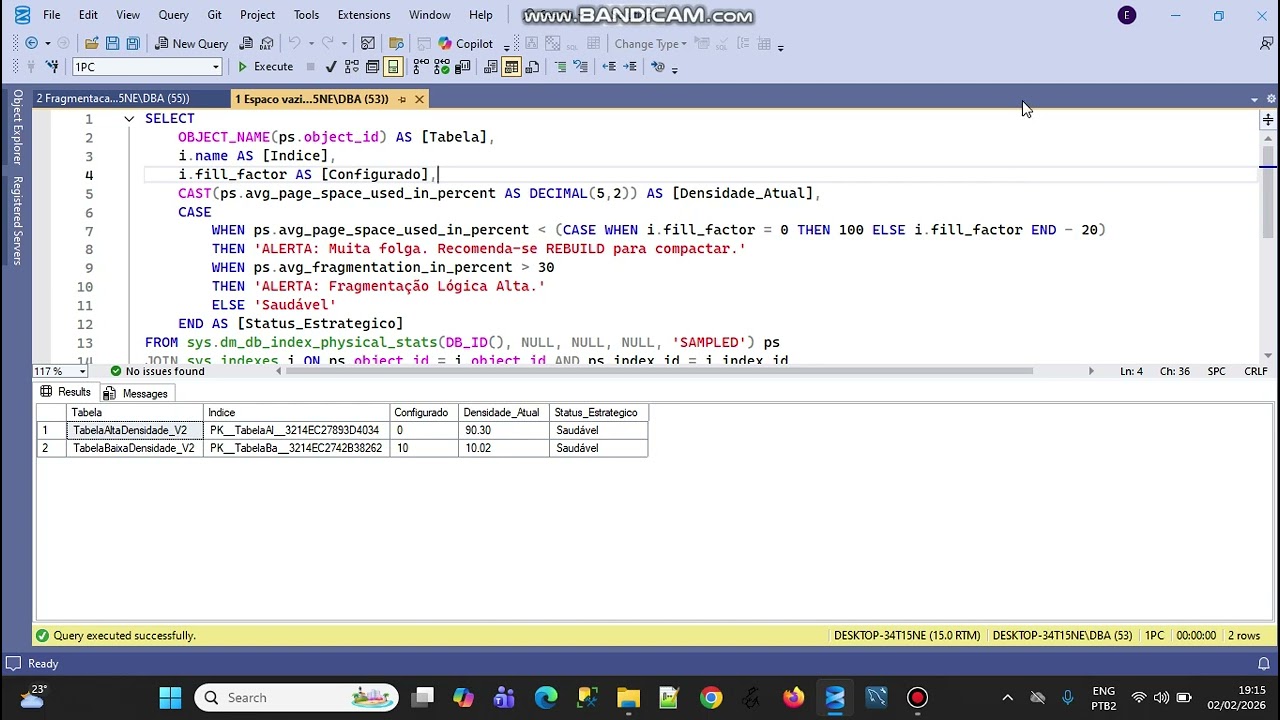Olhar só a fragmentação de índices não garante alta performance no SQL Server - Parte 2