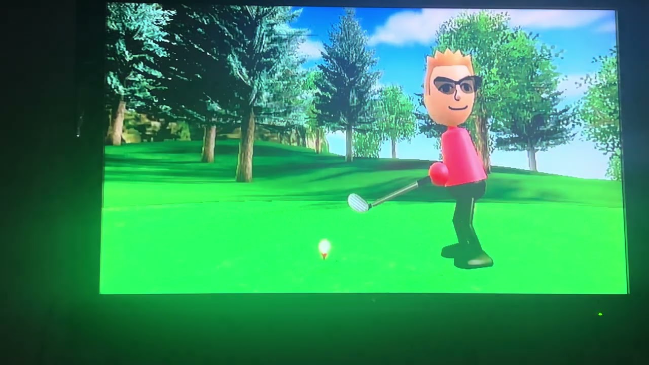 Wii Sports Golf 9 holes 2 players