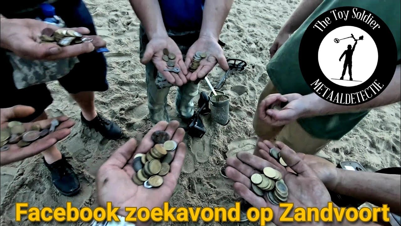 Metaaldetector Zandvoort zoek avond