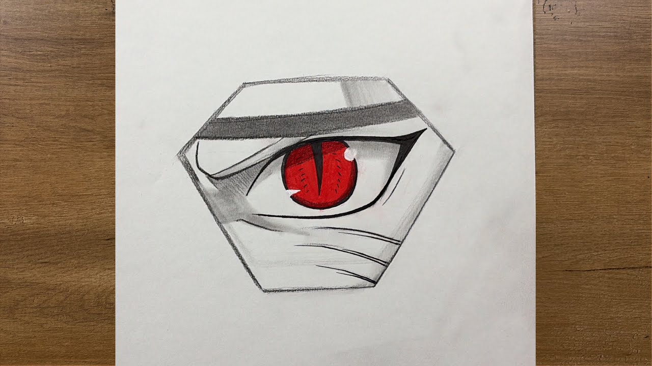 Naruto Eye Drawing Tutorial | Pencil Sketch
