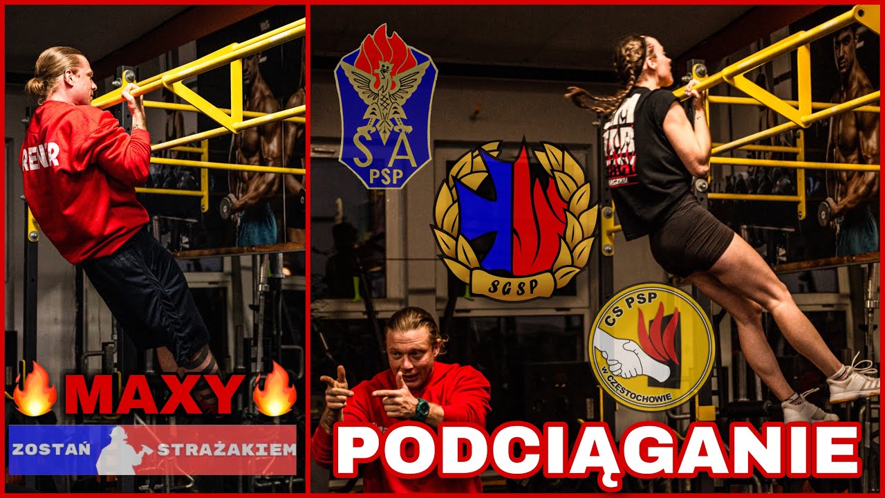 NAB&Oacute;R PSP - PODCIĄGANIE - robimy maksy! (Kurs Zostań Strażakiem K-2022)