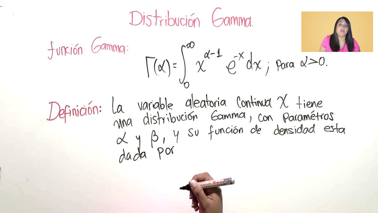 Distribuci&oacute;n Gamma