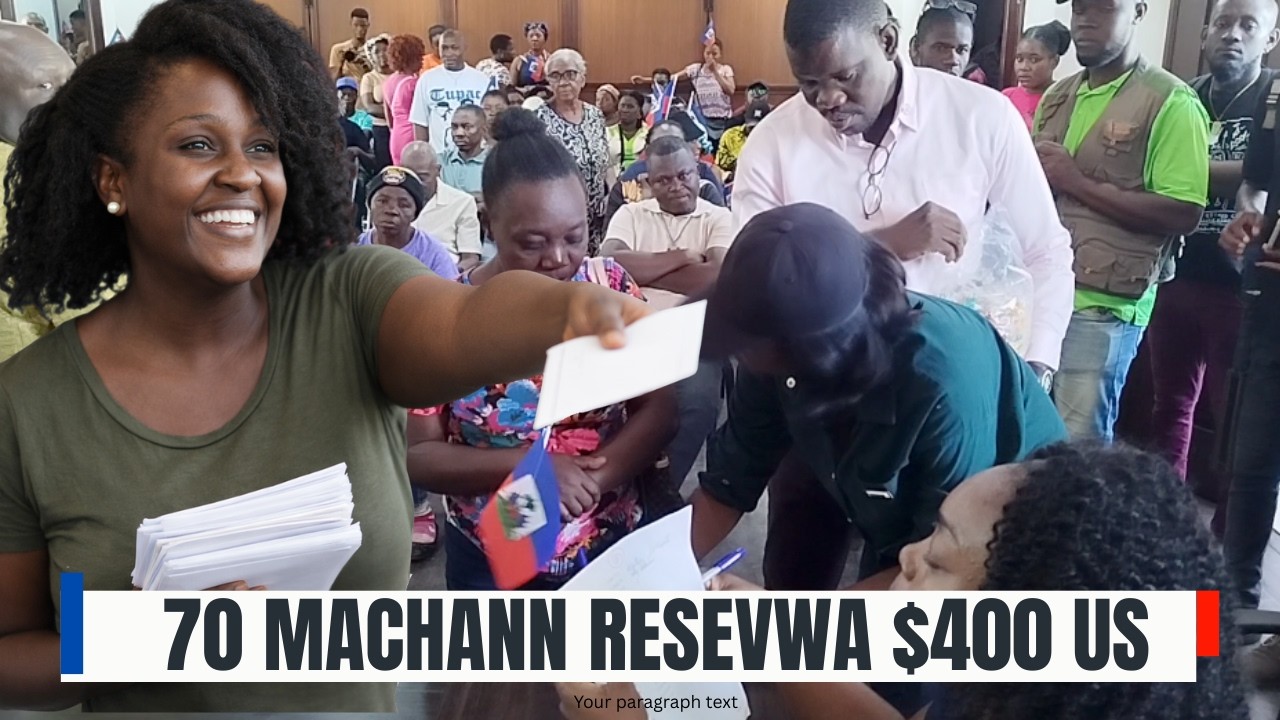 Trè bèl jès! 70 Machann ki te gen machandiz yo boule nan mache Okap, resevwa $400 US dyaspora voye