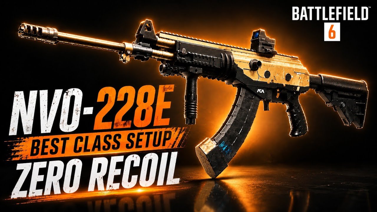 Best NVO-228E Class Setup: Zero Recoil Build (Battlefield 6)