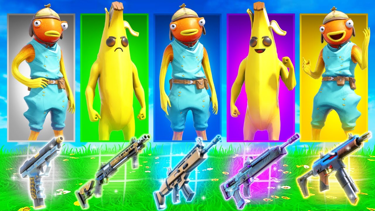 FISHY vs BANANA CHALLENGE In Fortnite!