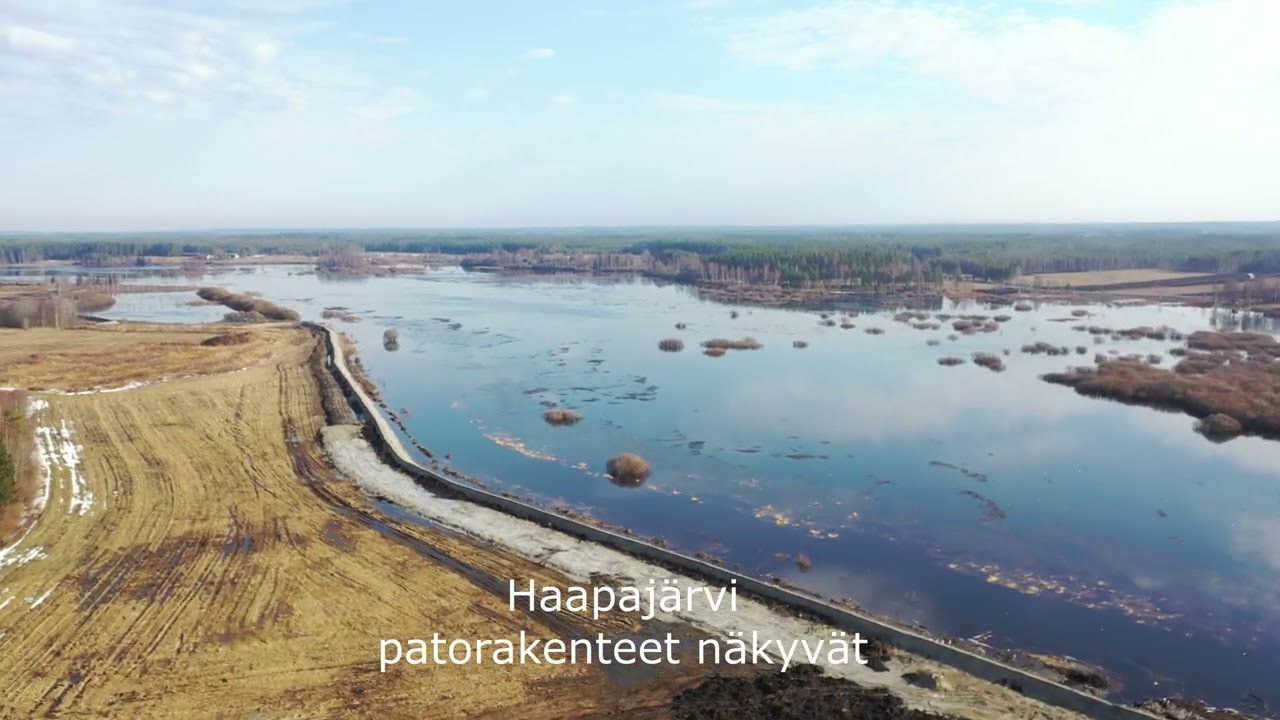 Haapajärven kunnostus- ja tulvatilanne 26.4..2023