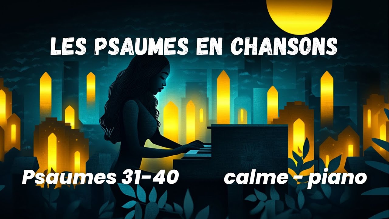 Les psaumes en chansons #4 : Psaumes 31 à 40. Calme, piano et voix