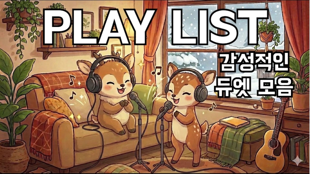 🎧 𝗽𝗹𝗮𝘆𝗹𝗶𝘀𝘁 “그냥 듣기좋은 감성 듀엣곡 힐링(31곡수록, 2시간)