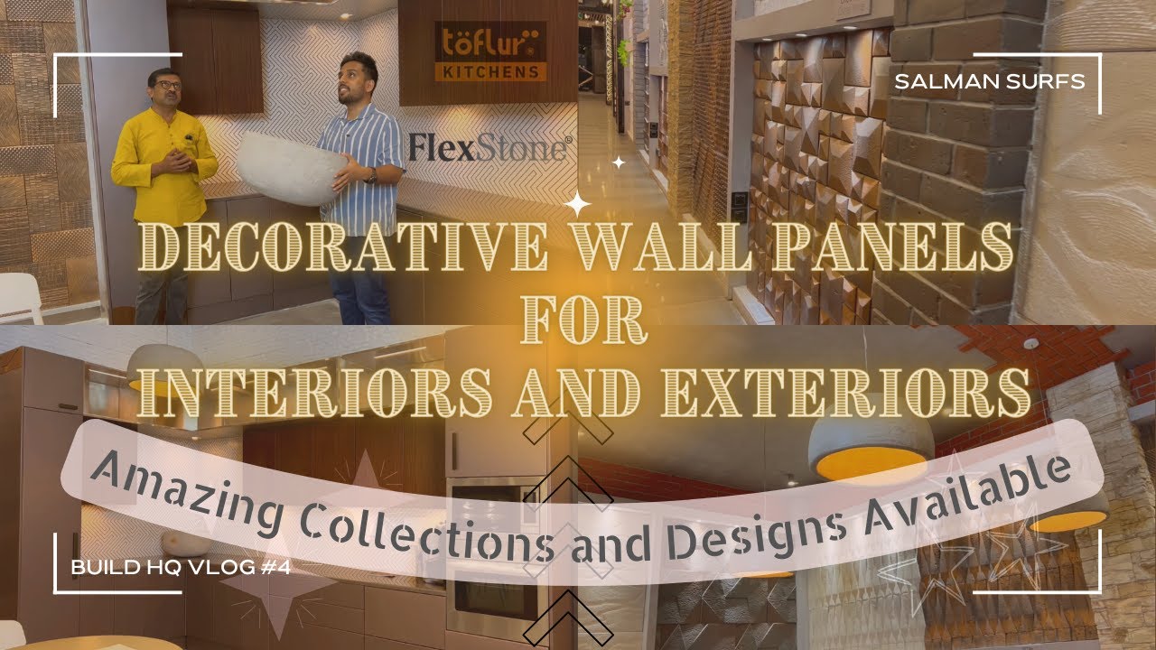 Build HQ Series - Flex Stone & Toflur Steel Kitchen - Interior & Exterior Decorative Panels.