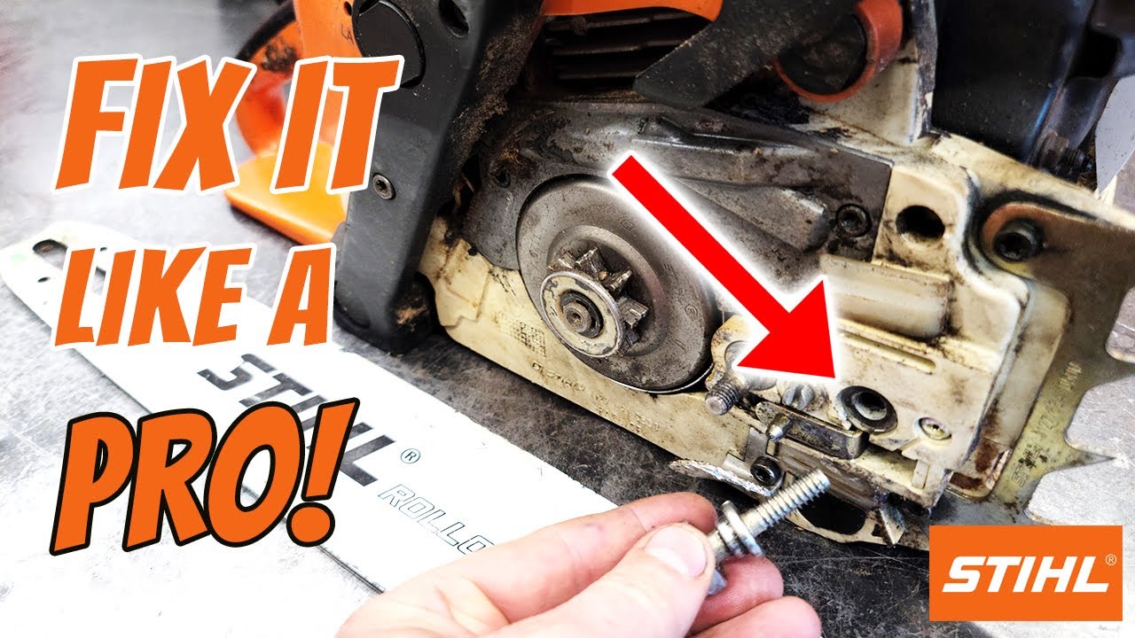 Fix Stripped Bar Stud Holes on STIHL Chainsaws in 5 Minutes