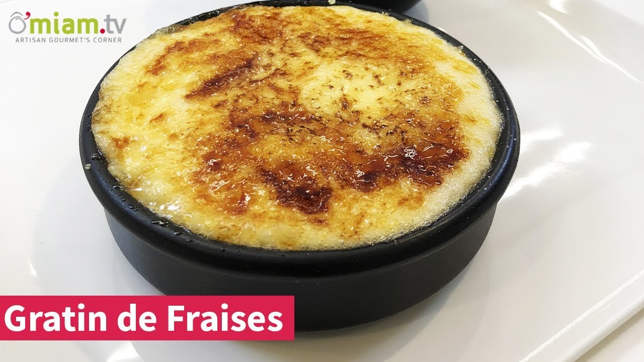 Gratin/Sabayon de Fraises - Recette d'Été Facile & Rapide