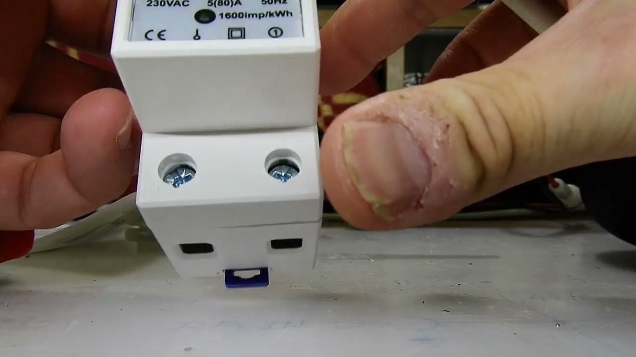 Instalación de un medidor de energía