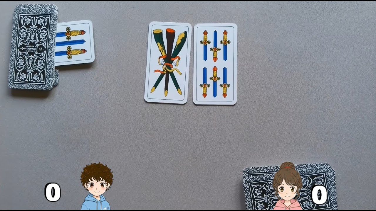 Supervincita a SCOPA con le carte PIACENTINE!