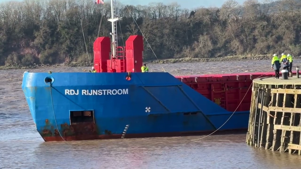 271225 RDJ RIJNSTROOM arrival #sharpness very cold. High wind. Bad conditions. 
