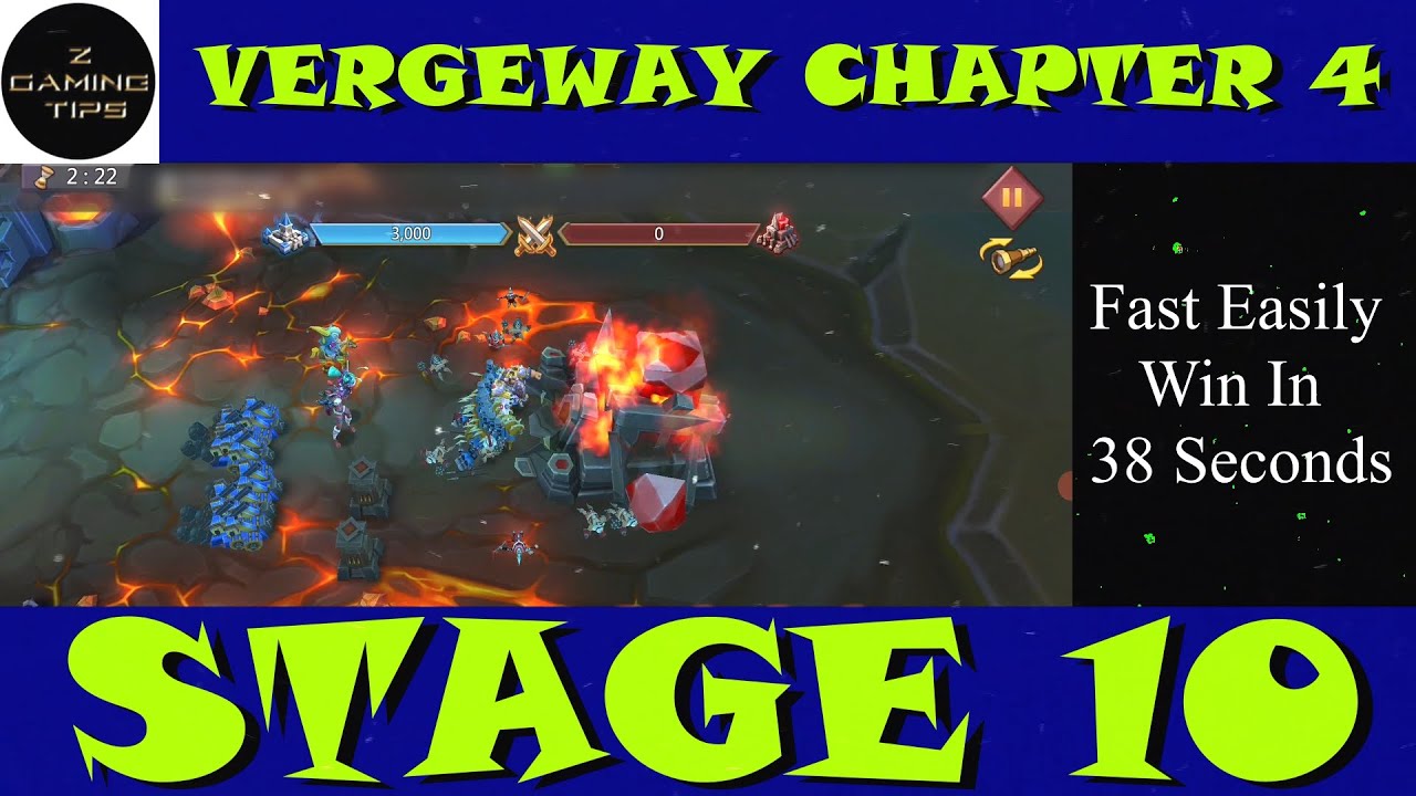 Vergeway Chapter 4 Stage 10 (100% Fast Easily Win in 38 Seconds)