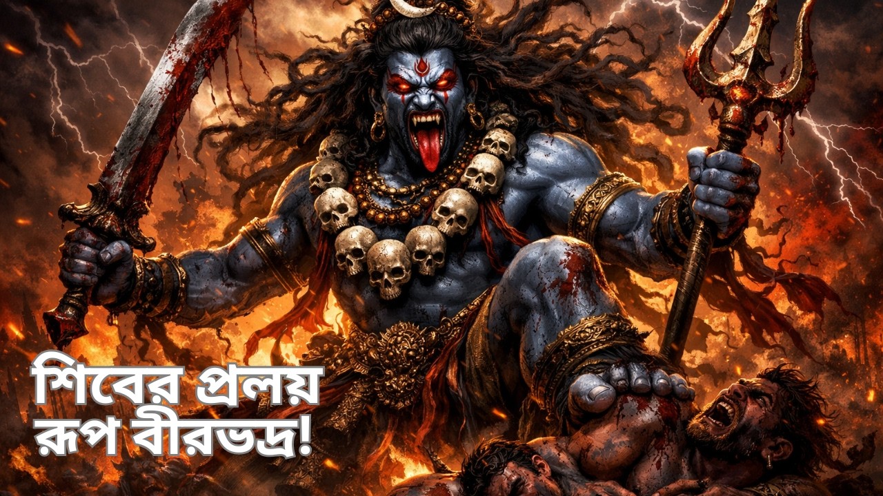 বীরভদ্রের প্রলয়! শিবের ক্রোধে দক্ষ যজ্ঞ ধ্বংস | AI Film